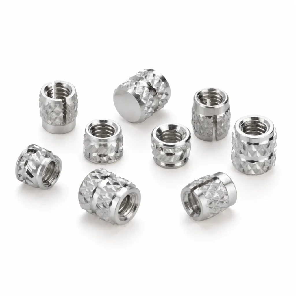 Metal inserts can enhance product functionality
