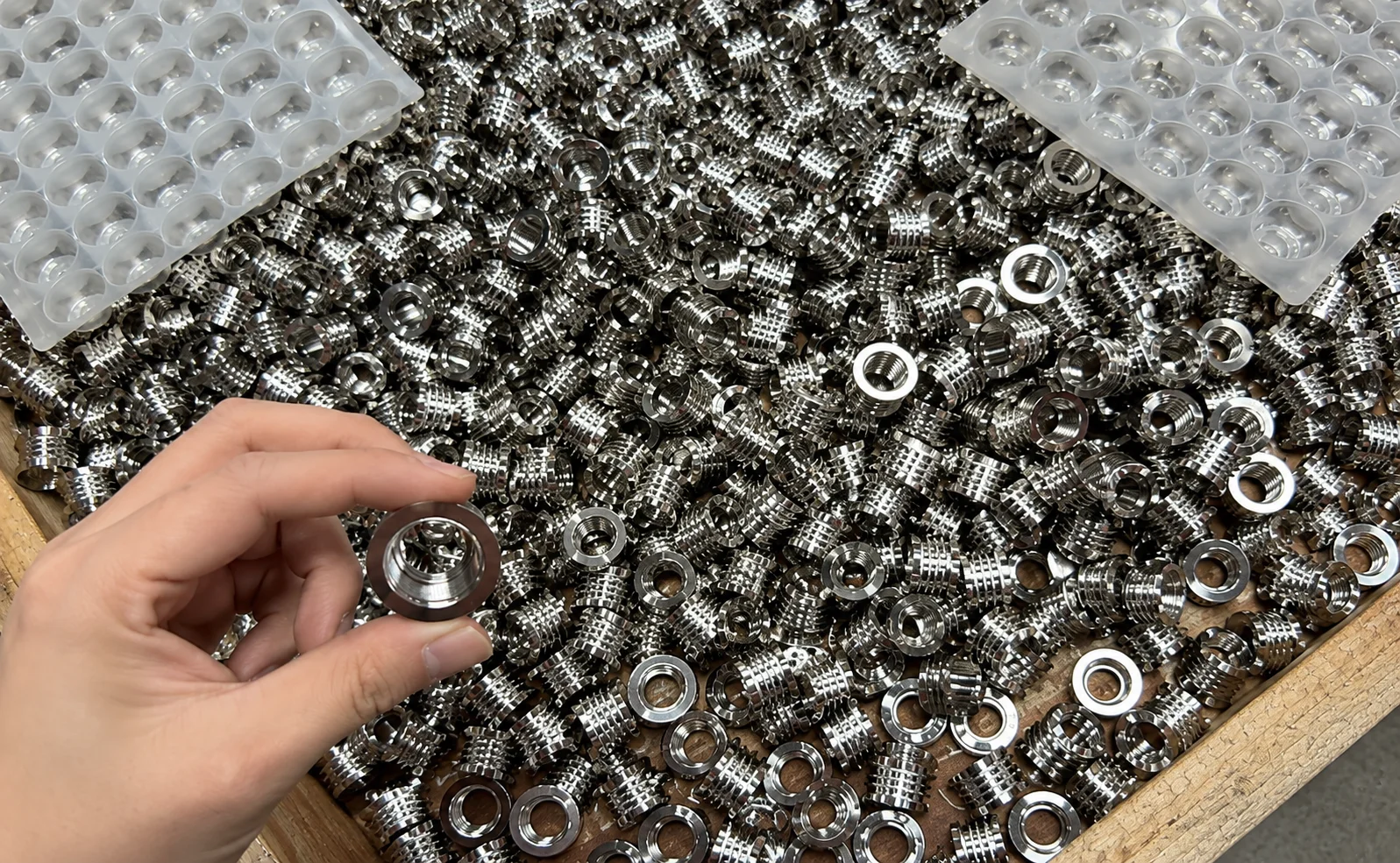 Stainless steel inserts